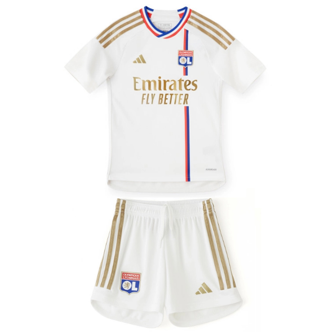 Lyon Home Soccer Kit 2023/24 Kids